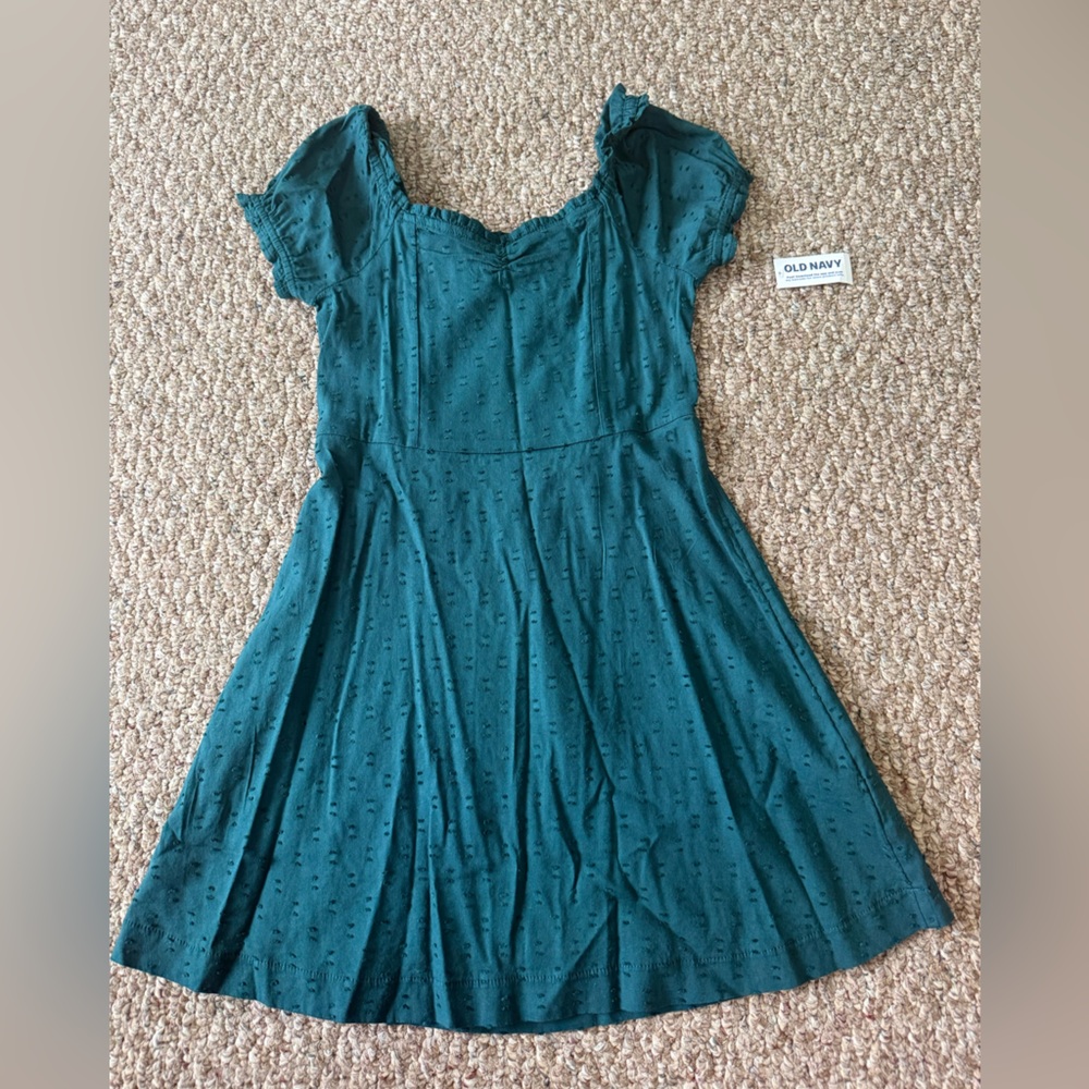 Old Navy Turquoise Textured Dress